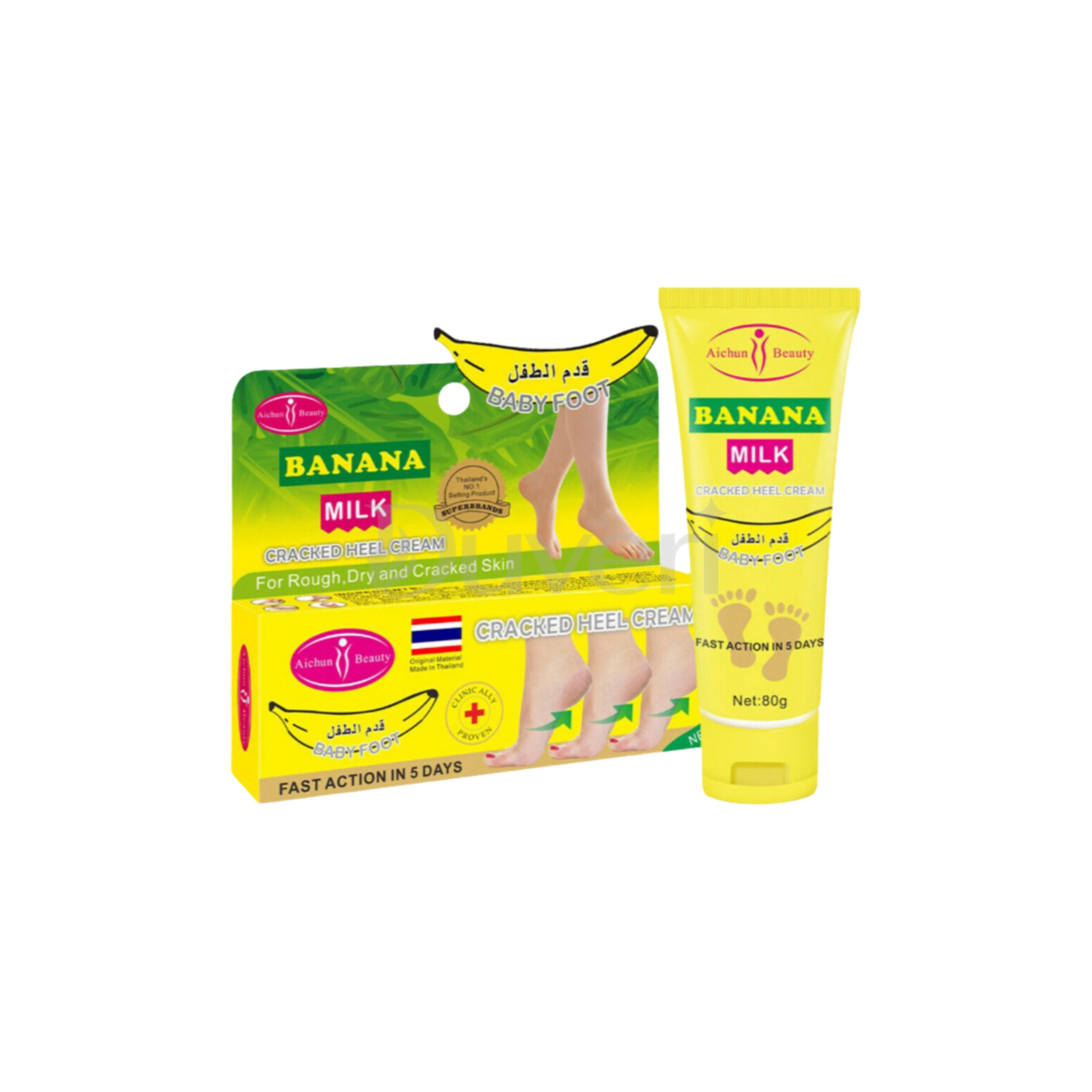 Aichun Beauty Banana MilK Cracked Heel cream 80g
