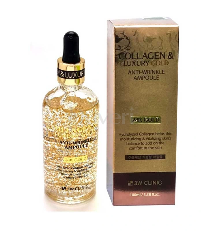 3W Clinic Collagen & Luxury Gold Ampoule