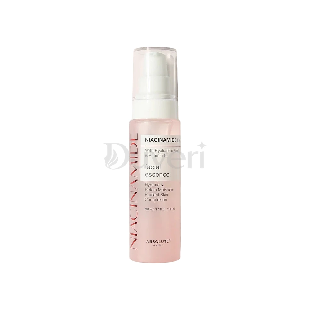 Absolute New York Niacinamide 10% Facial Essence – Hyaluronic Acid & Vitamin C, 100ml