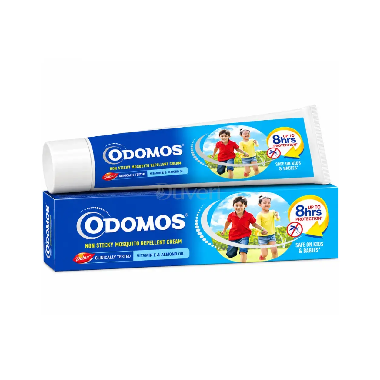 Odomos Non Sticky Mosquito Repellent Cream with Vitamin E 50g