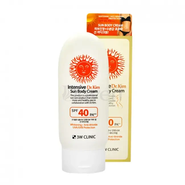 3W Clinic Intensive Dr. Kim Sun Body Cream SPF40 PA++
