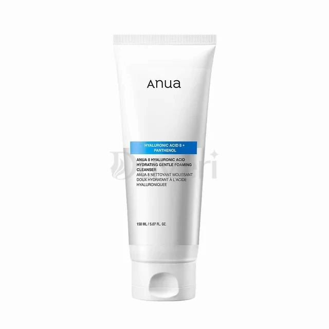 Anua 8+ Hyaluronic Acid Panthenol Hydrating Gentle Foaming Cleanser