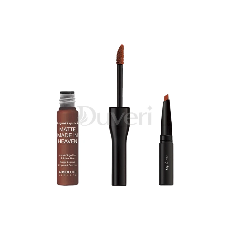 Absolute New York Matte Made In Heaven Liquid Lipstick & Liner Duo - (MLIH05 Hostile)