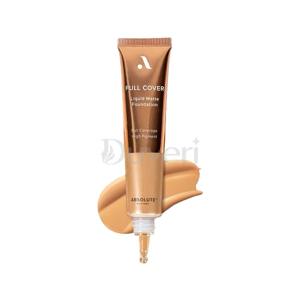 Absolute New York Full Cover Liquid Matte Foundation (MFFD04 – Warm Praline) – 30ml