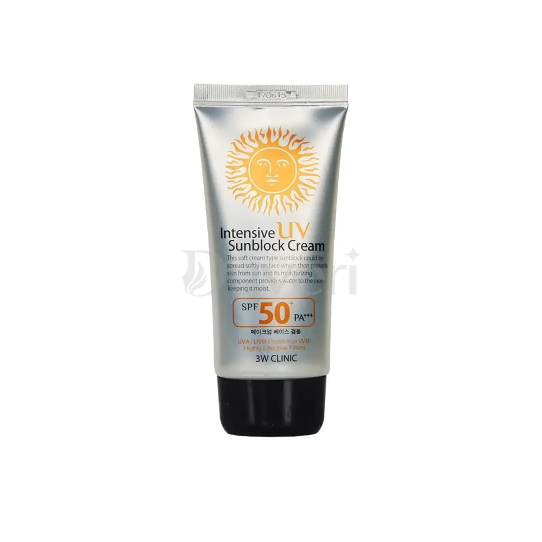 3W Clinic Intensive UV Sunblock Cream with SPF50+ PA+++ 70ml