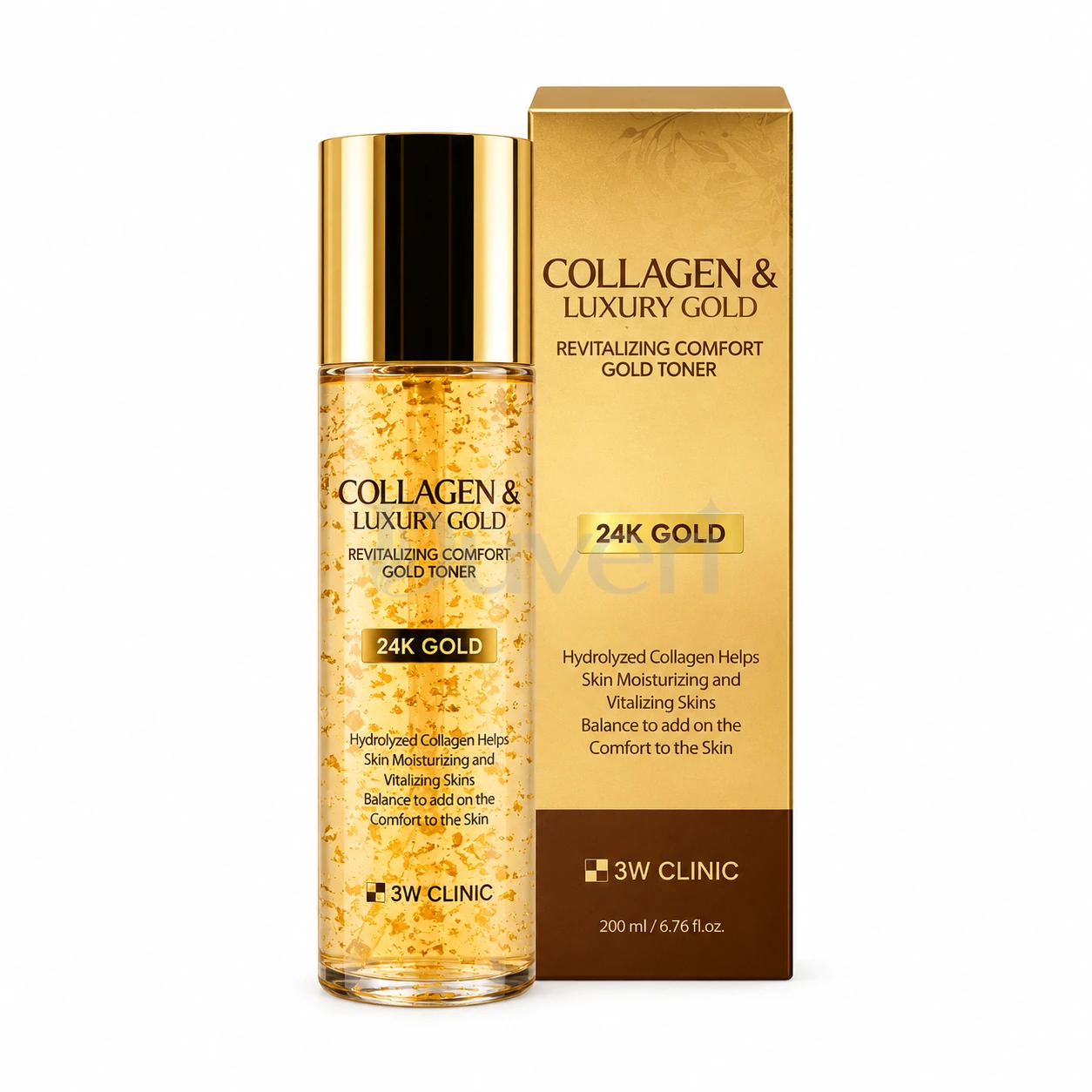 3W Clinic Collagen and Luxury 24K Gold Revitalizing Comfort Gold Toner