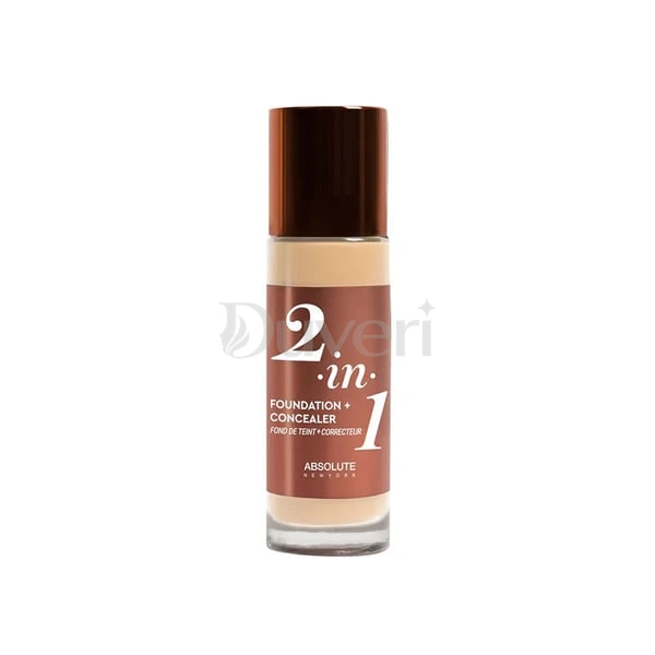 Absolute New York 2-in-1 Foundation + Concealer 35ml – MFFC01 Cool Proceain