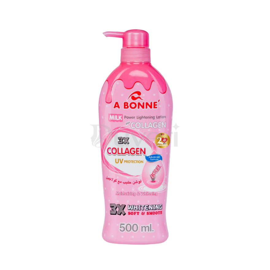 A Bonne Milk Power Lightening Lotion Plus Collagen 3x Collagen UV Protection 500ml